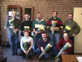 Kampioen eerste klasse seizoen 2000-2001 DWZ  